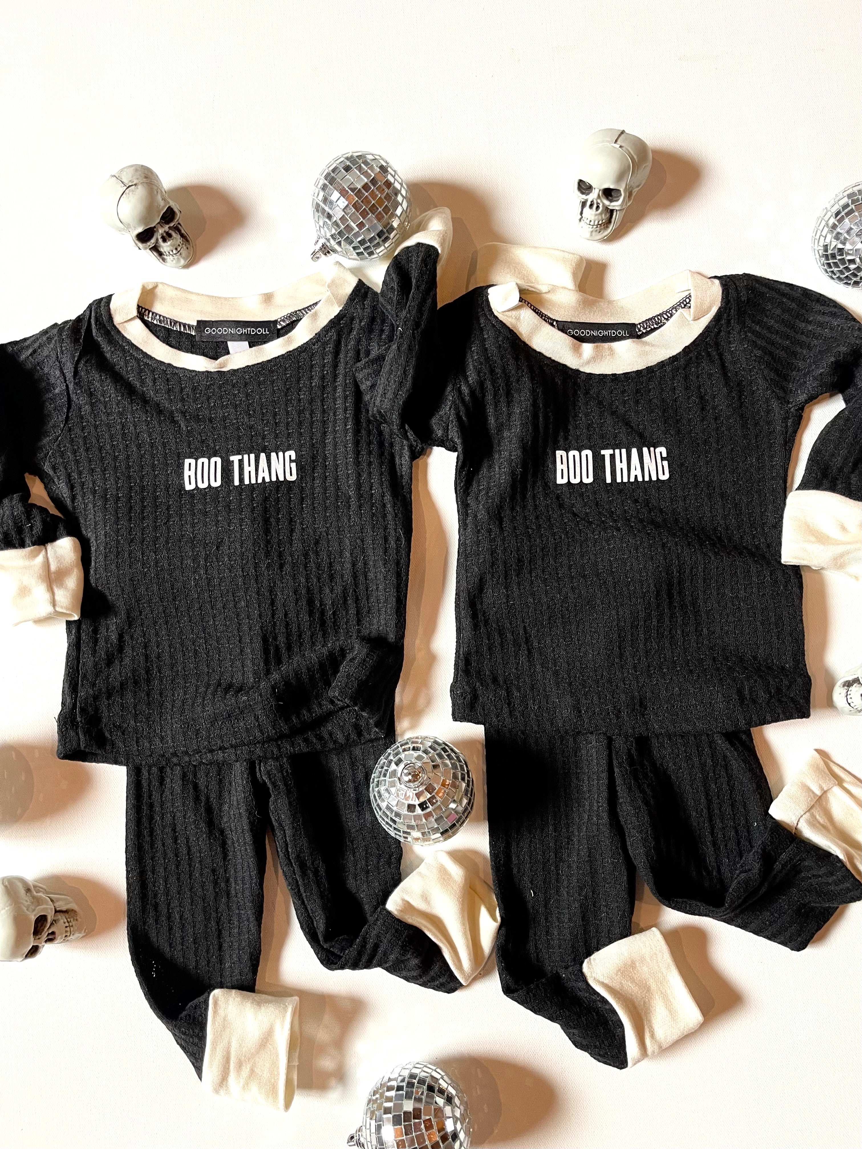 Boo Thang Halloween pajama set