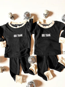 Boo Thang Halloween pajama set