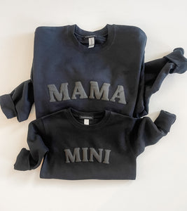 Mini crewneck sweatshirt |black