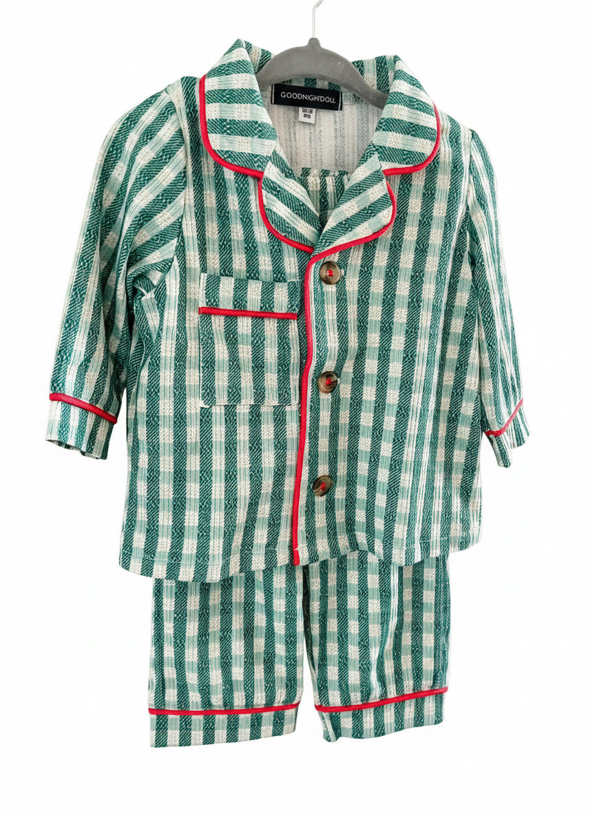 Two piece classic Christmas pajama