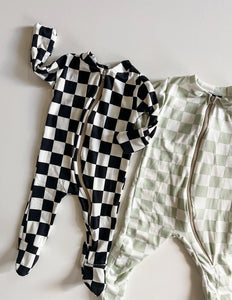 Checkered Footie