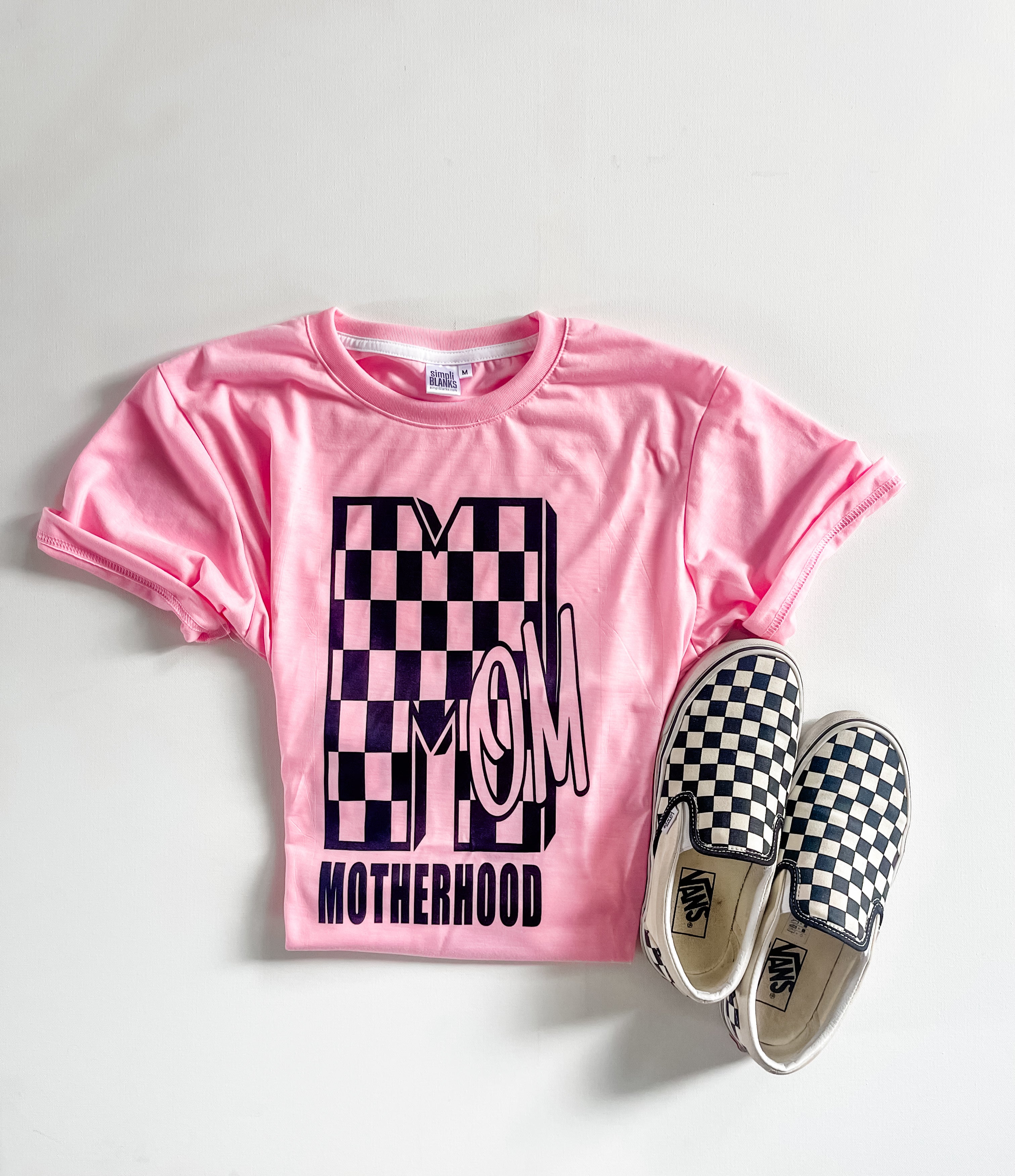 Motherhood crewneck T shirt | pink
