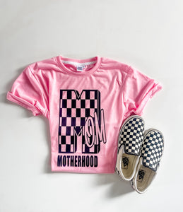 Motherhood crewneck T shirt | pink