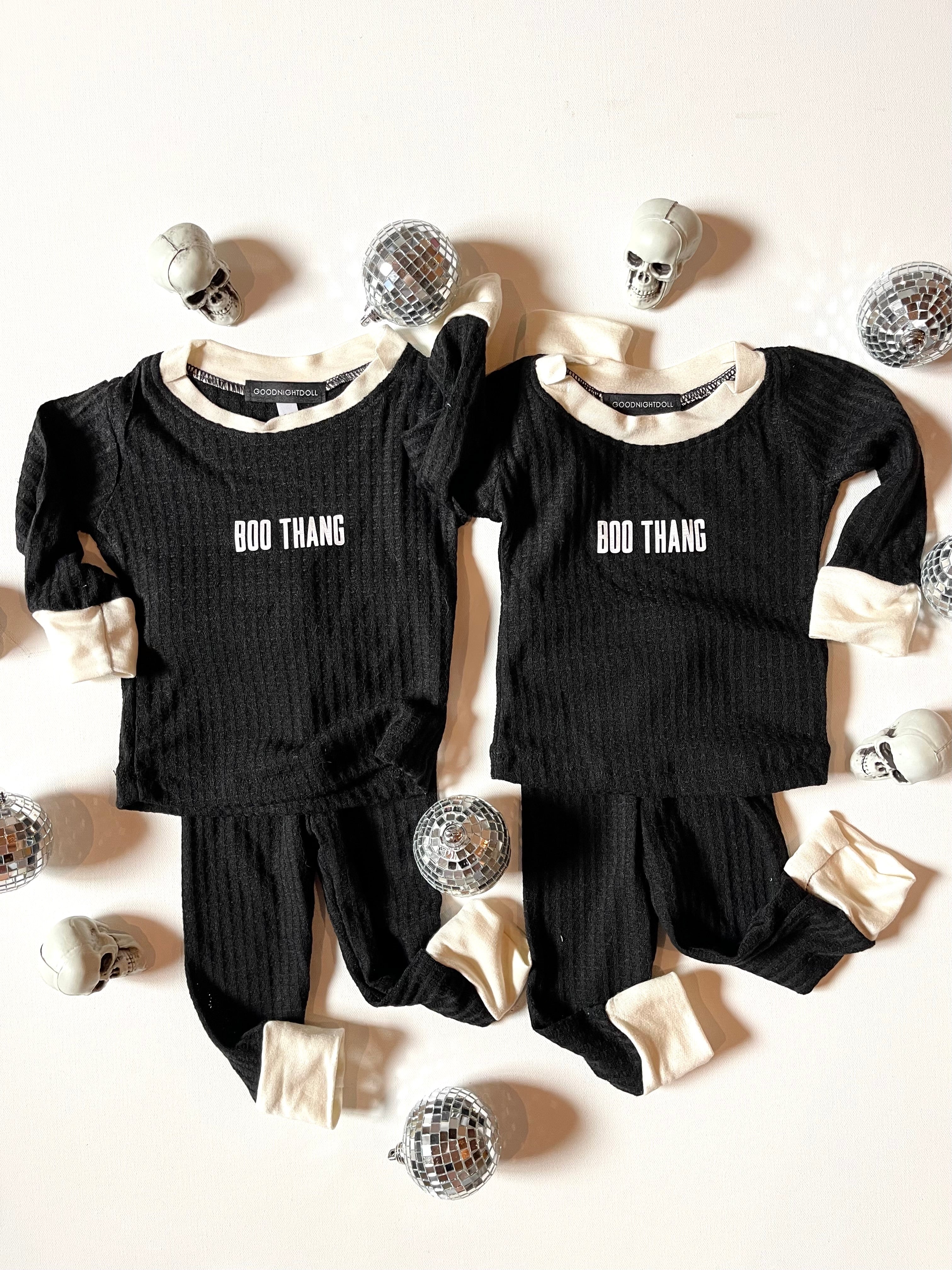 Boo Thang Halloween pajama set