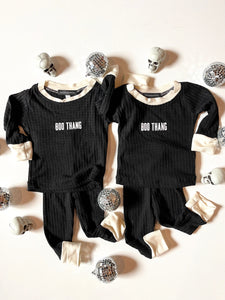 Boo Thang Halloween pajama set