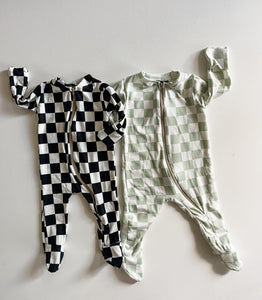Checkered Footie