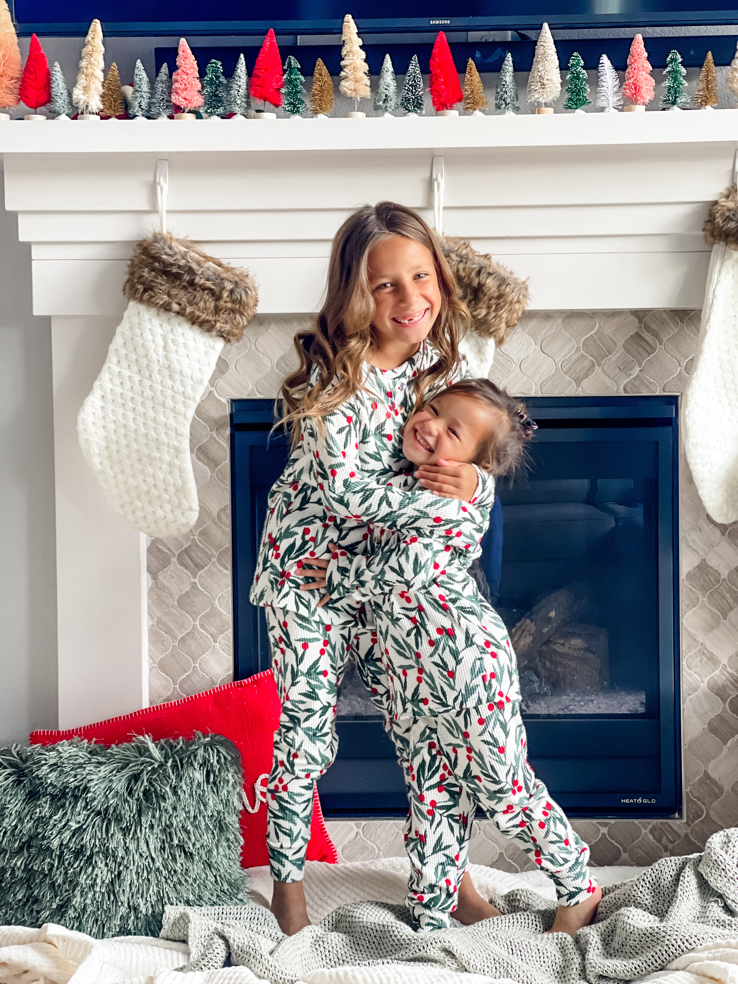 Holly Bush Christmas Pajamas