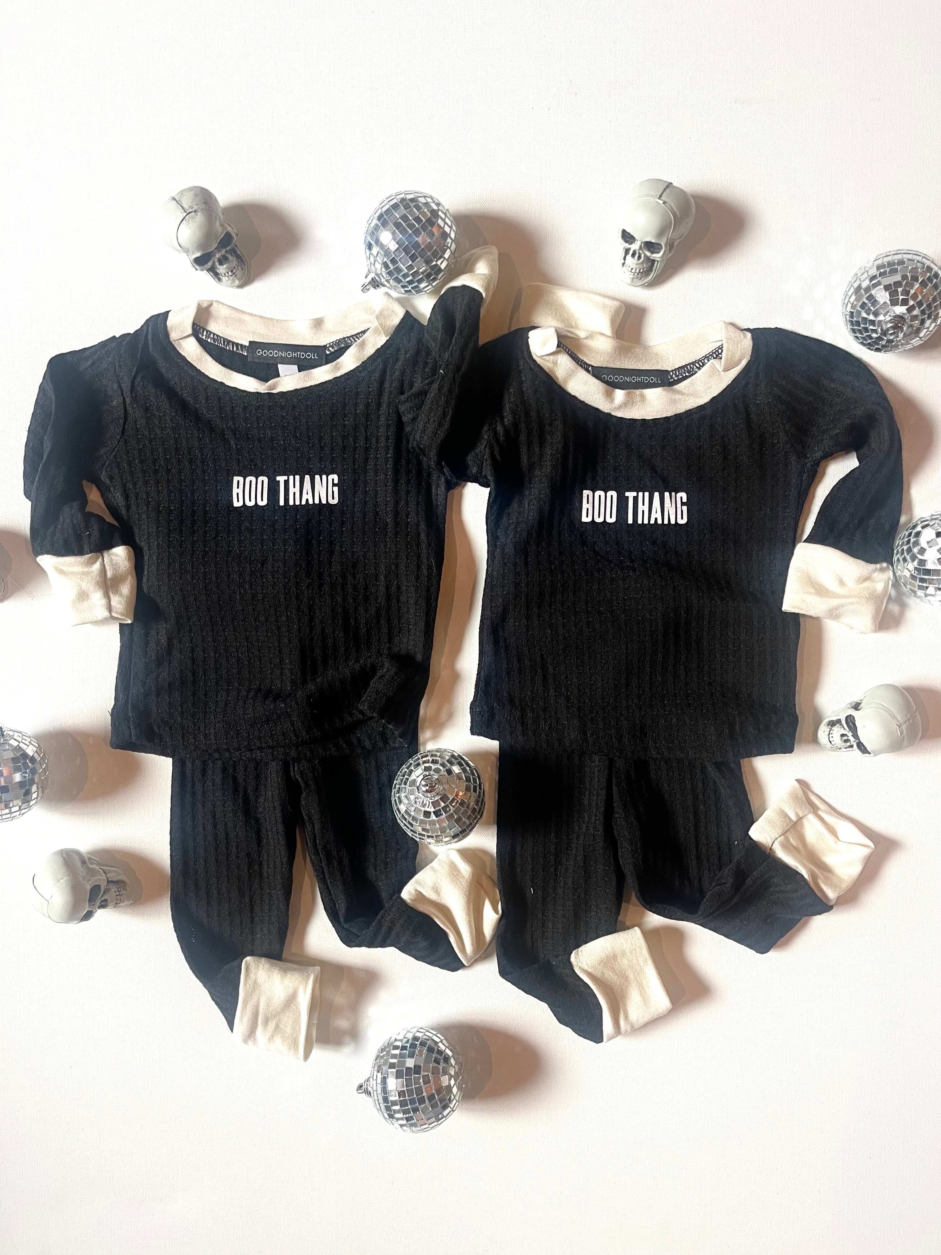 Boo Thang Halloween pajama set