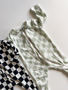 Checkered Footie