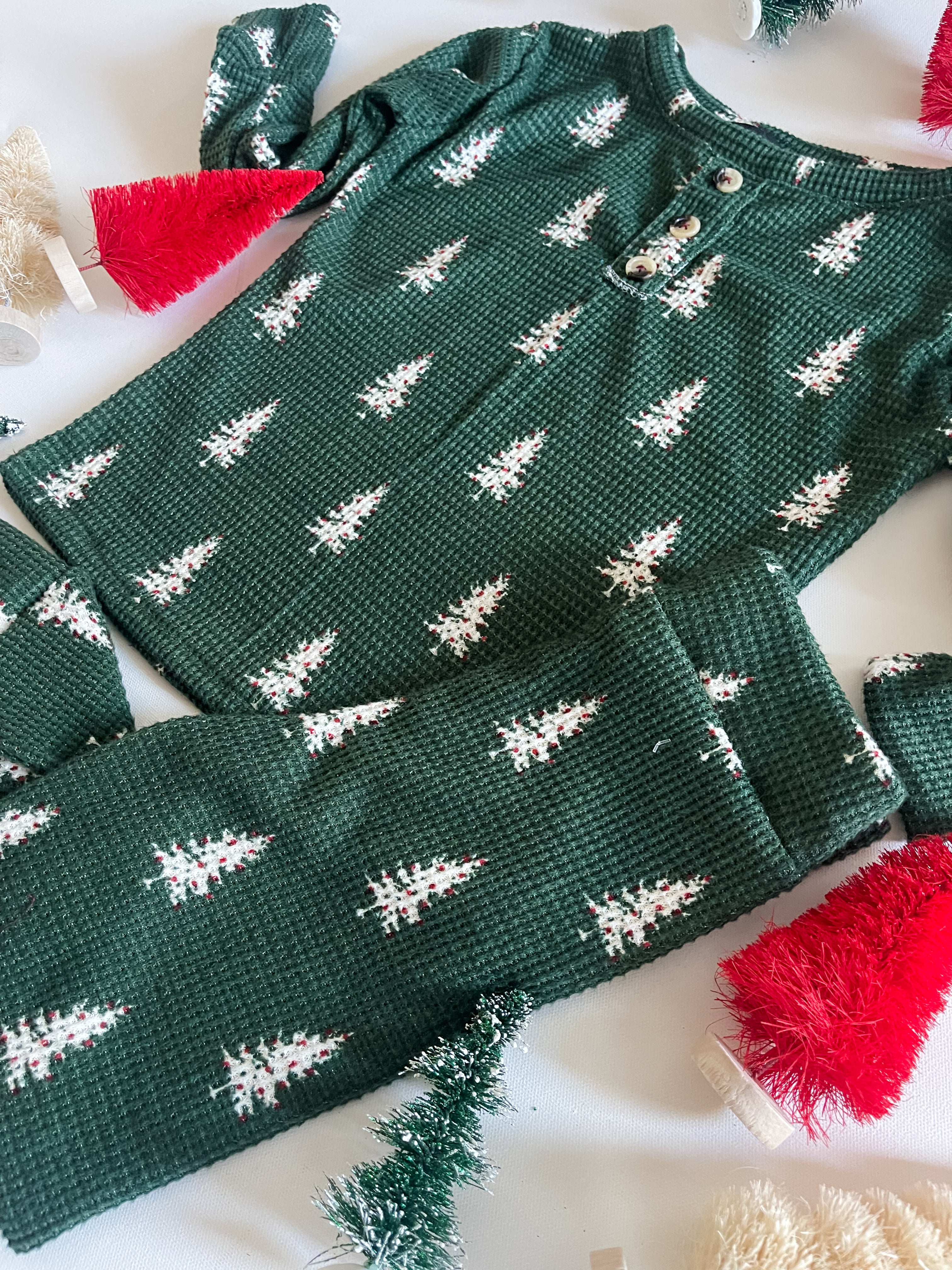 Green Trees Christmas Pajamas