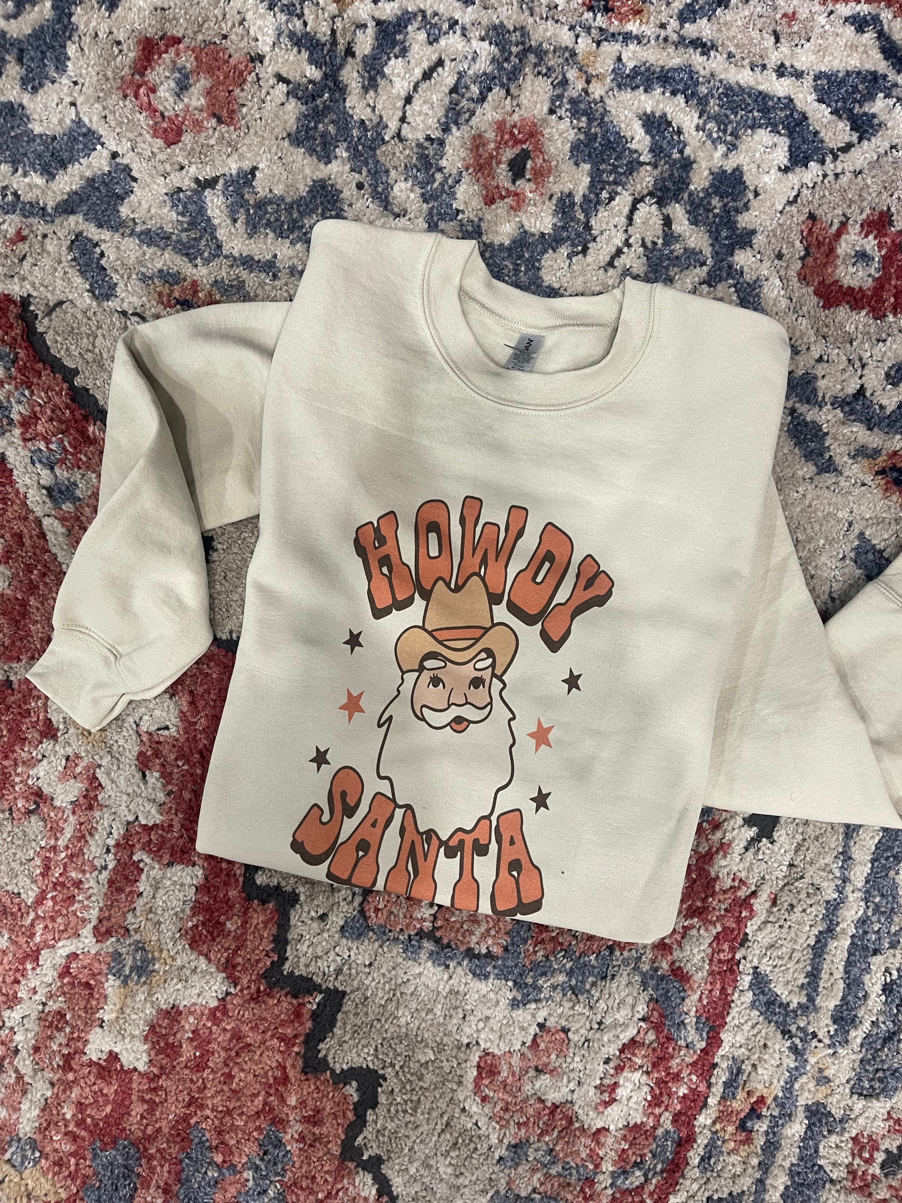 Howdy Santa Women’s Sweatshirt