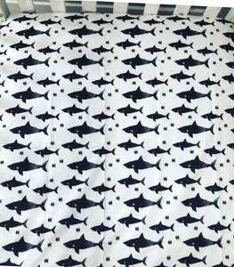 Shark crib top sheets