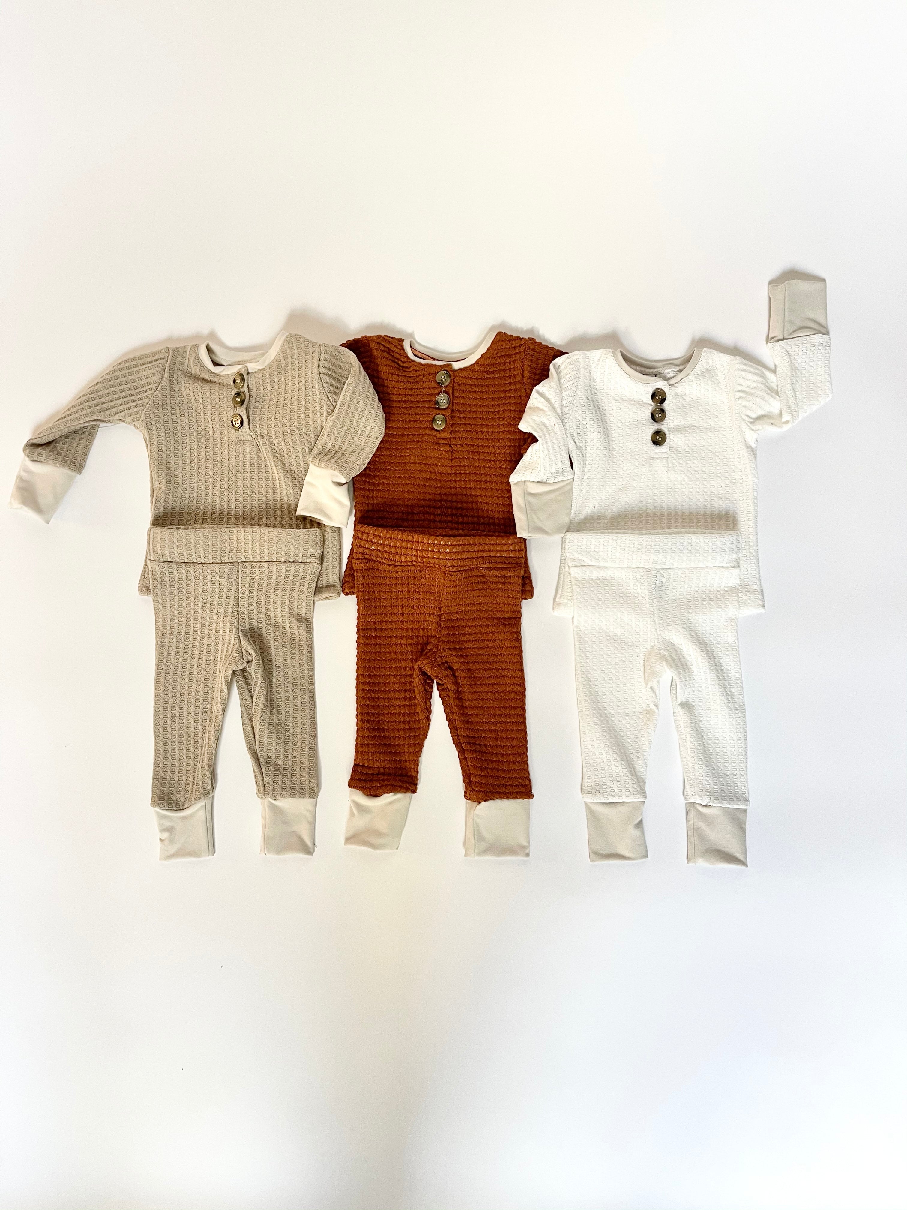 Waffle lounge set