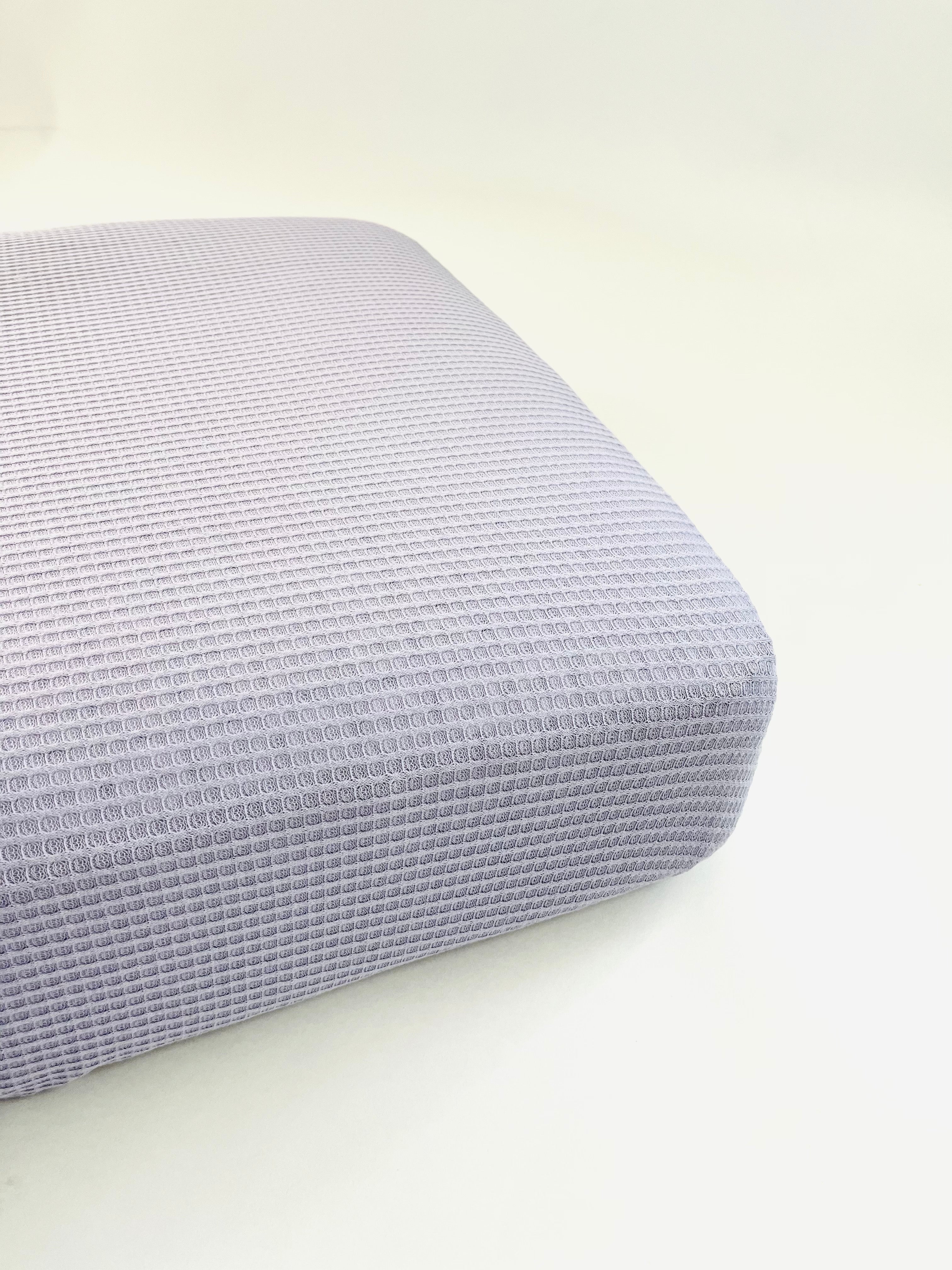 Waffle fitted crib sheet | lavender
