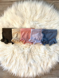 High waisted ruffle bloomers