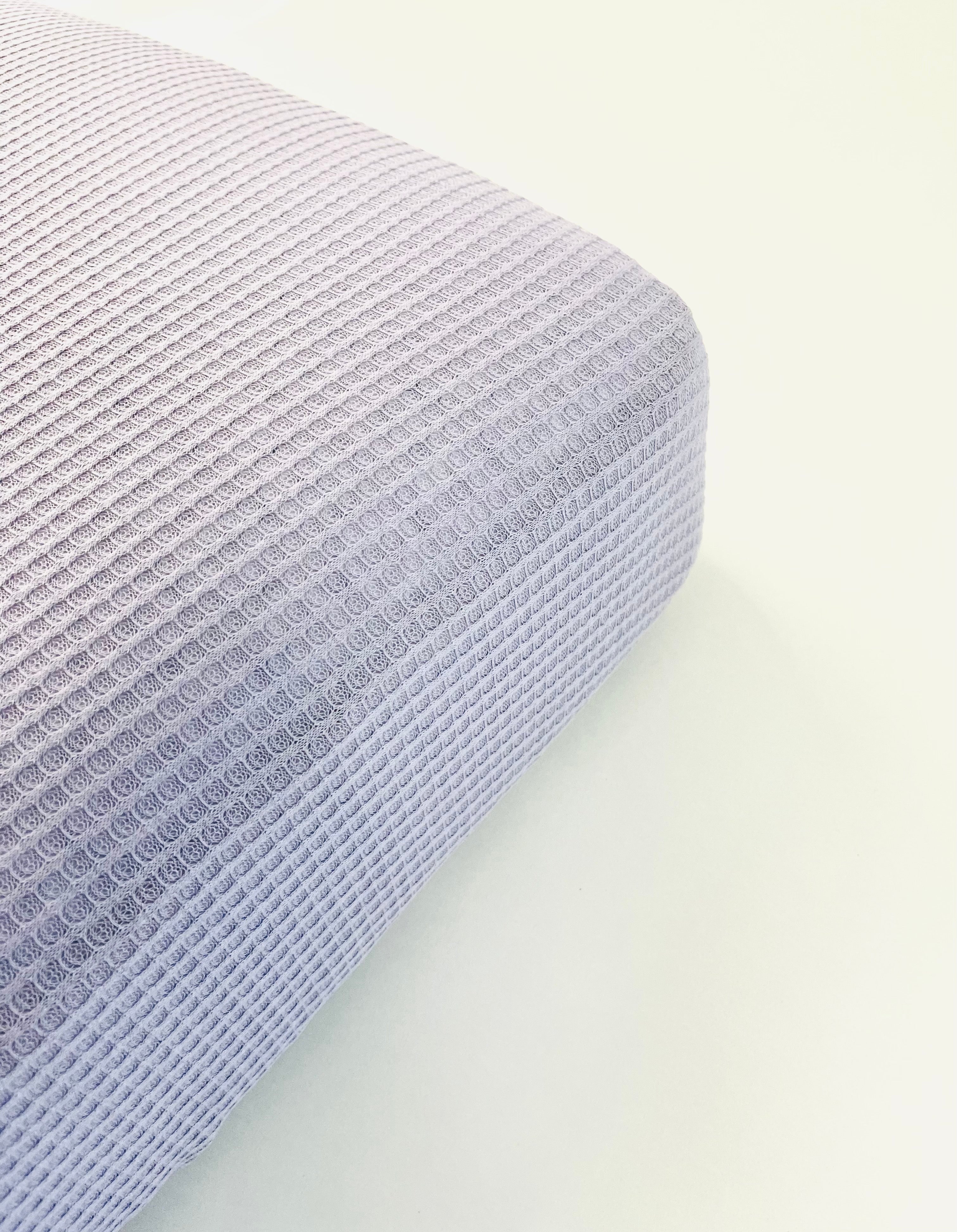 Waffle fitted crib sheet | lavender