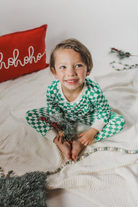 Checker Christmas Pajamas | two piece set