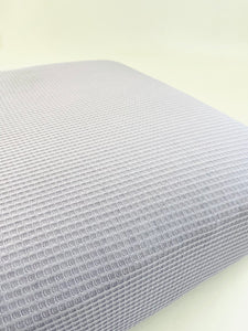 Waffle fitted crib sheet | lavender