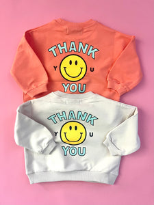 Thank you pullover sweater | lightweight