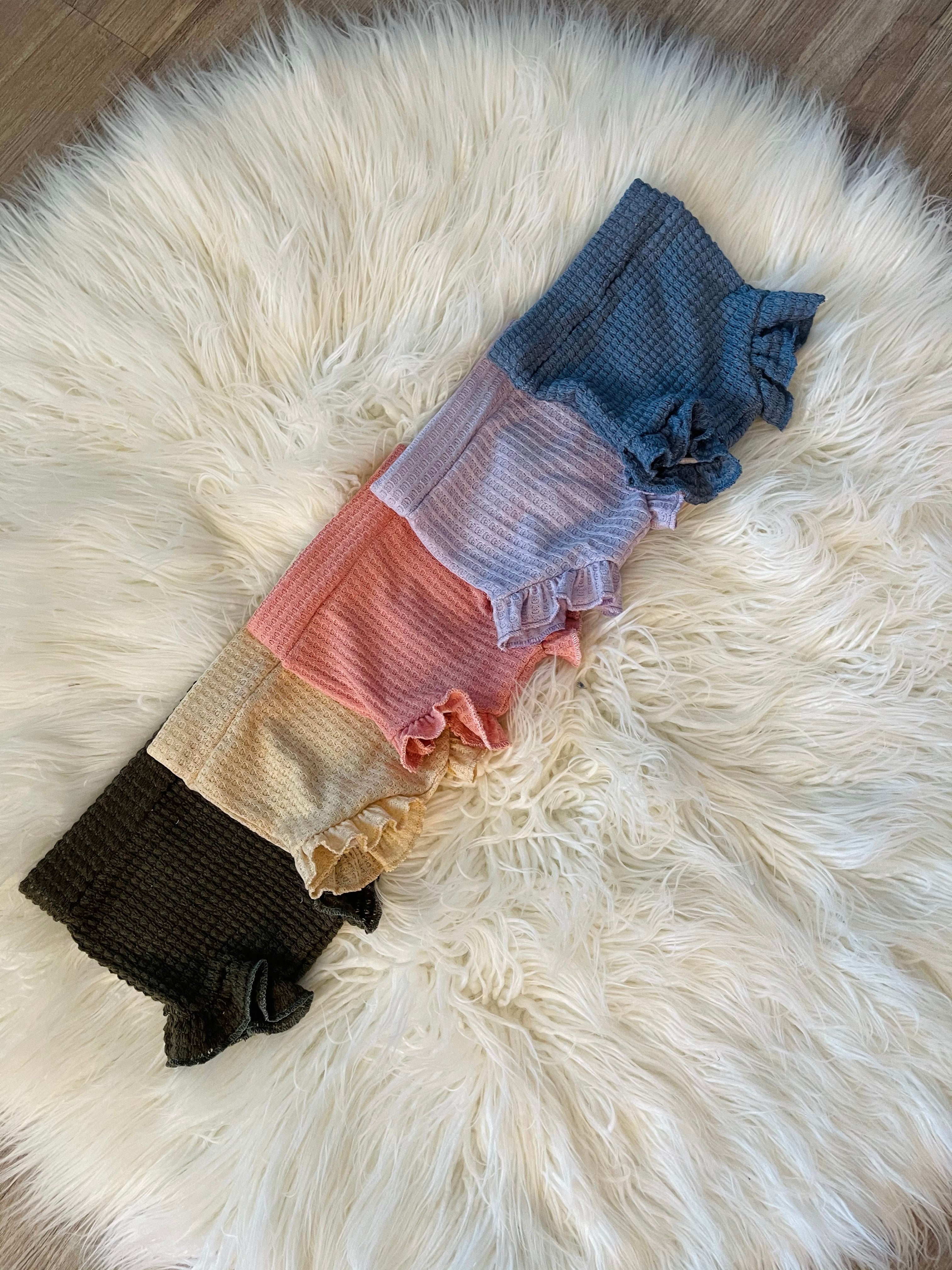 High waisted ruffle bloomers