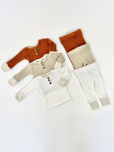 Waffle lounge set
