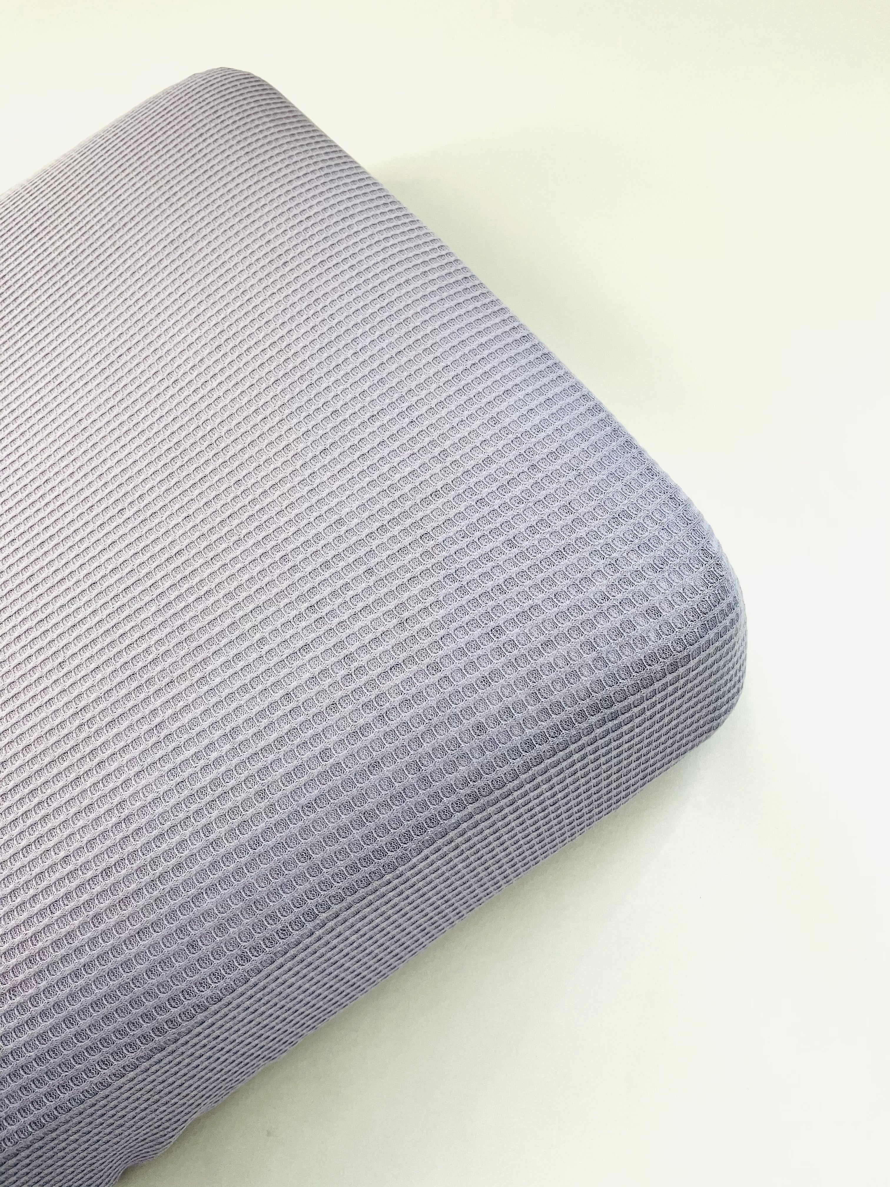 Waffle fitted crib sheet | lavender