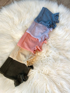 High waisted ruffle bloomers