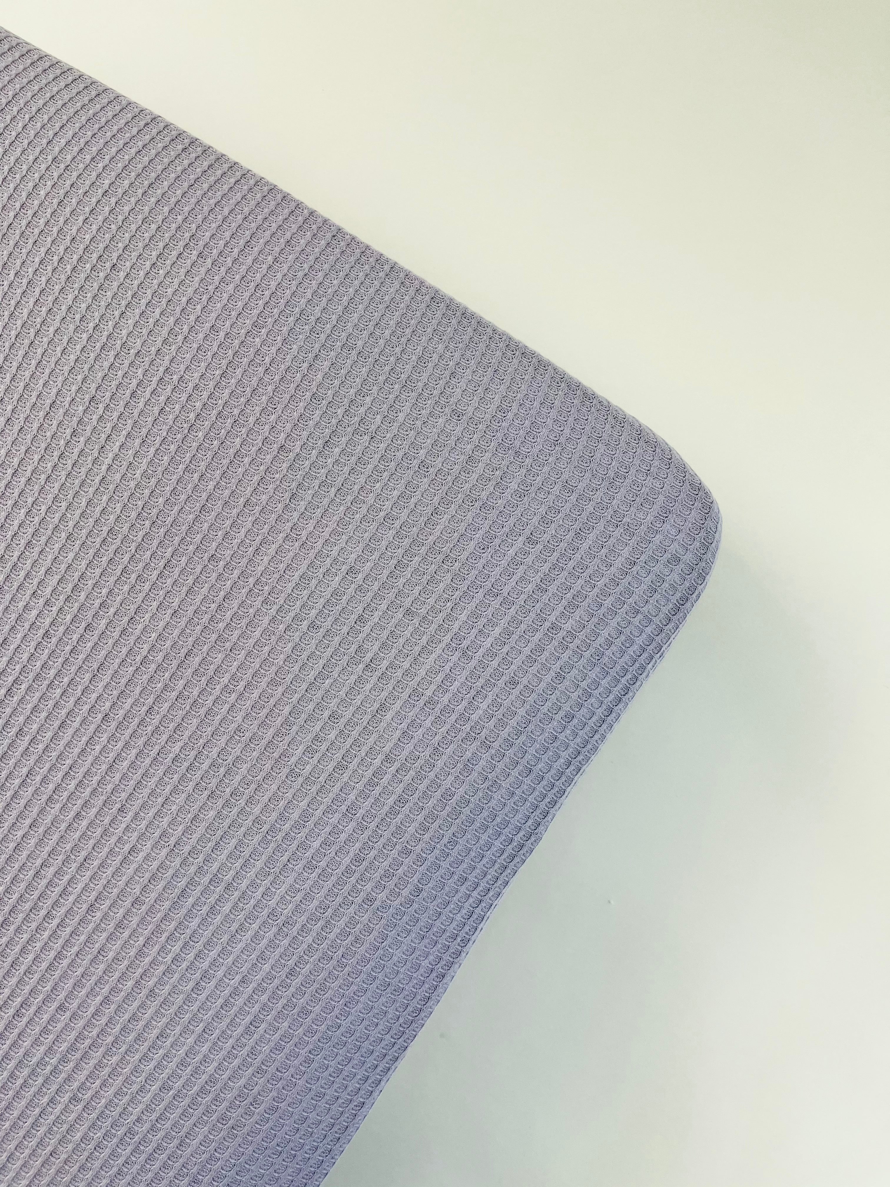 Waffle fitted crib sheet | lavender