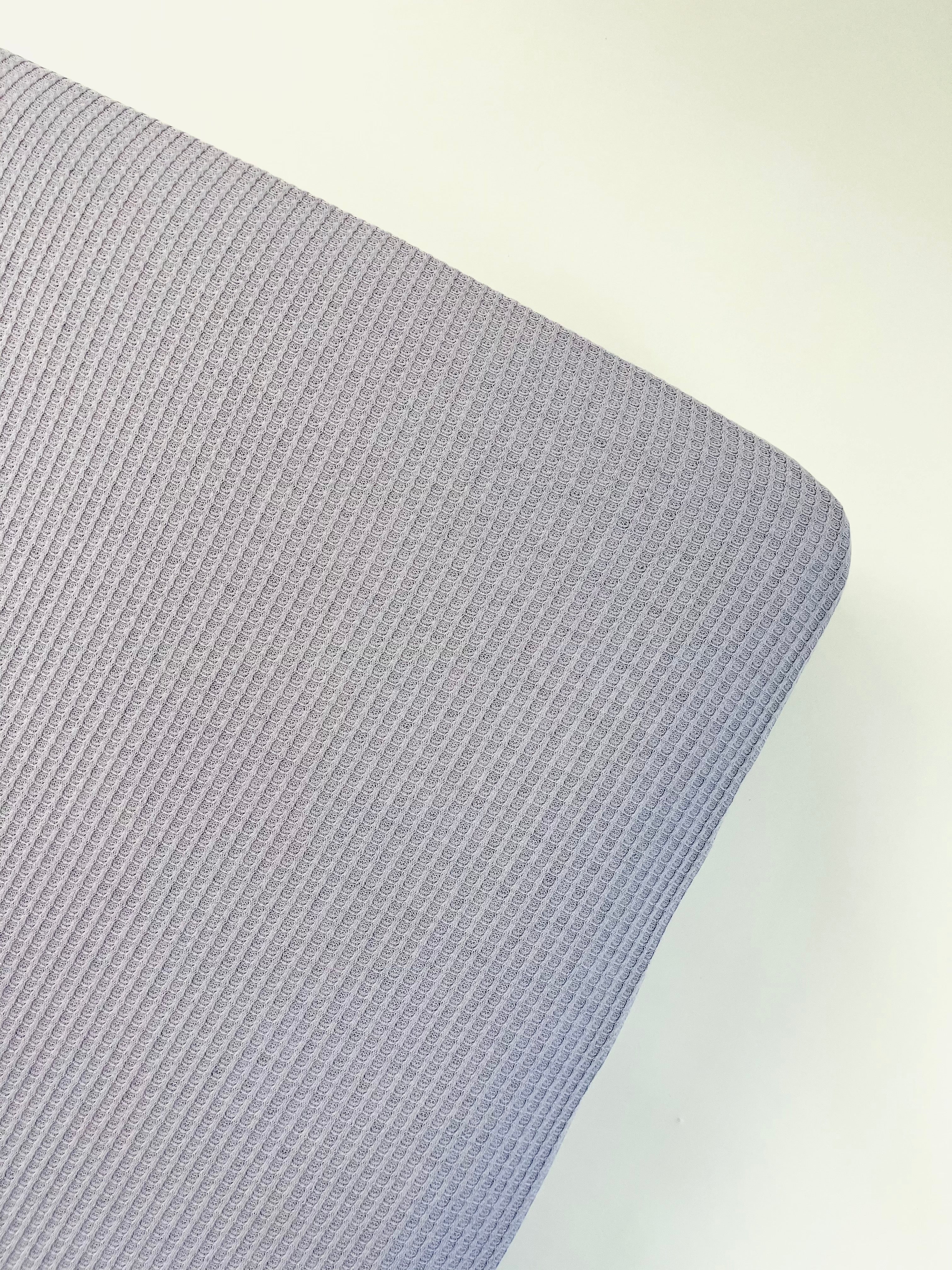 Waffle fitted crib sheet | lavender