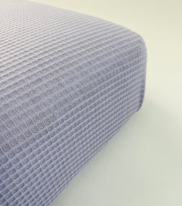 Waffle fitted crib sheet | lavender